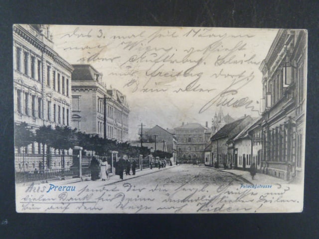 Přerov, čb. pohl. Palackého třída, prošlá