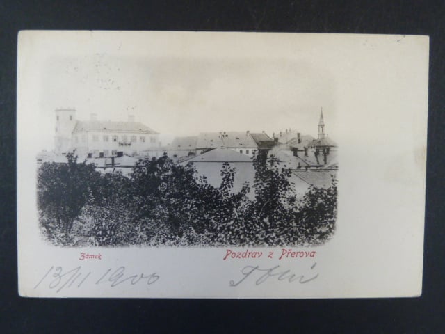Přerov, čb. pohl. zámek, prošlá