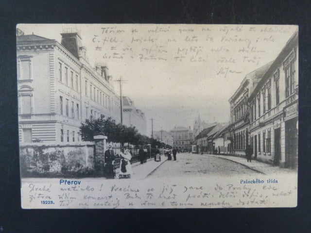 Přerov, čb. pohl. Palackého třída, prošlá