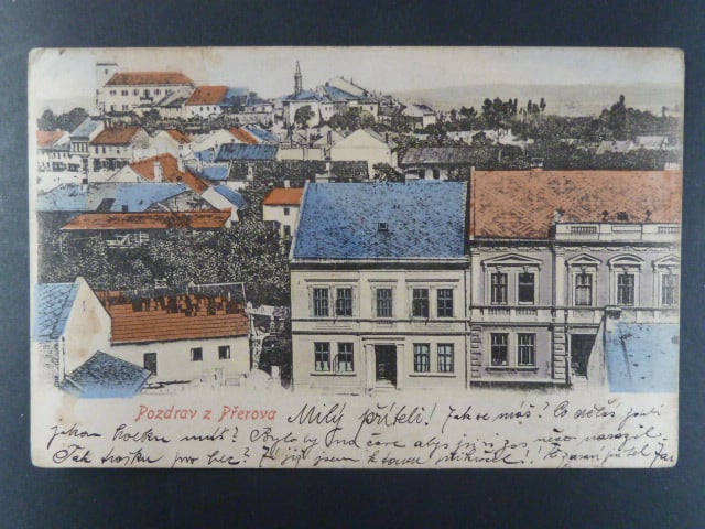 Přerov, bar. pohl., prošlá