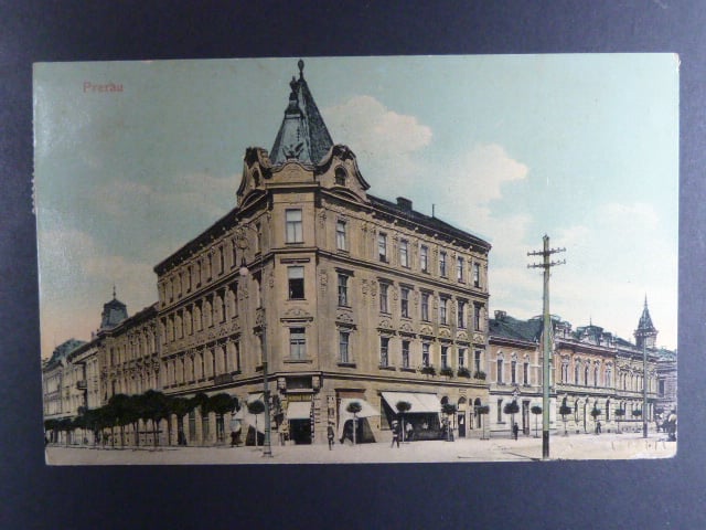 Přerov, bar. pohl. Komenského třída, prošlá