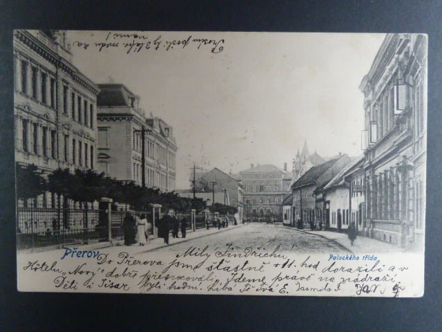 Přerov, čb. pohl. Palackého třída, prošlá