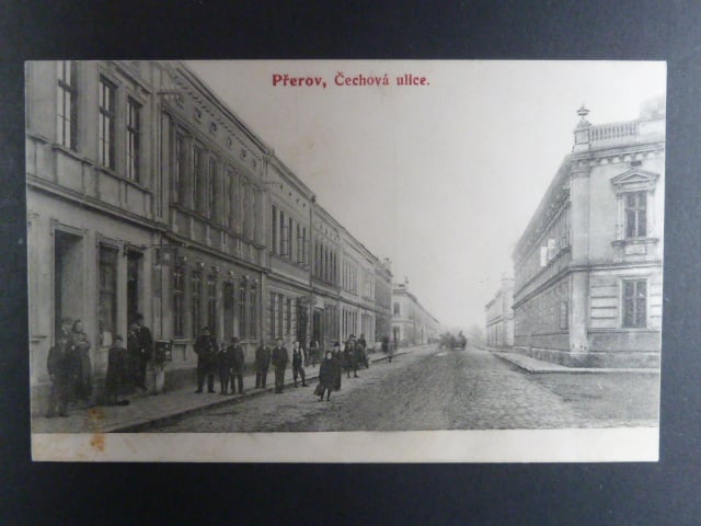 Přerov, čb. pohl. Čechová ulice, neprošlá