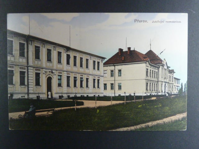 Přerov, bar. pohl. Jubilejní nemocnice, prošlá