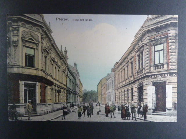 Přerov, bar. pohl. Riegrova ulice, neprošlá