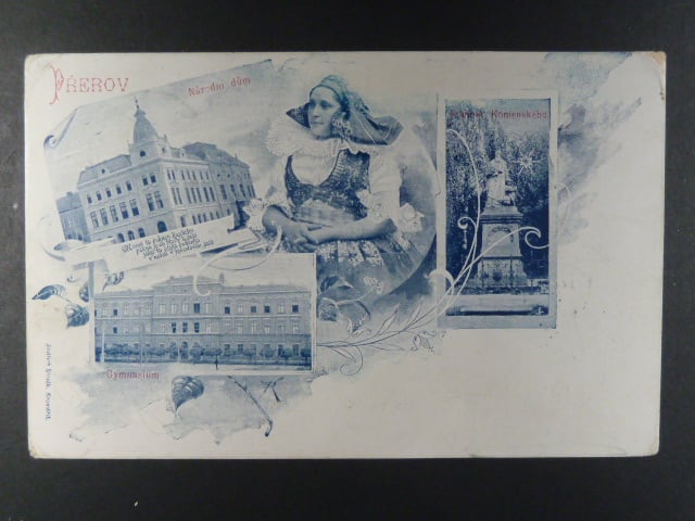 Přerov, čb. vícezáběrová pohl., prošlá 1899