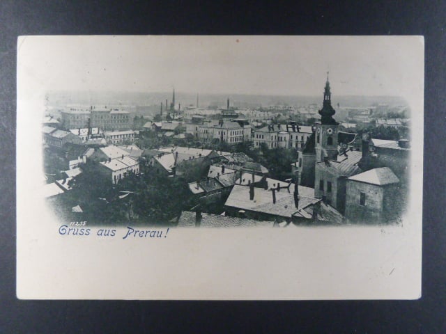 Přerov, čb. pohl., prošlá 1900