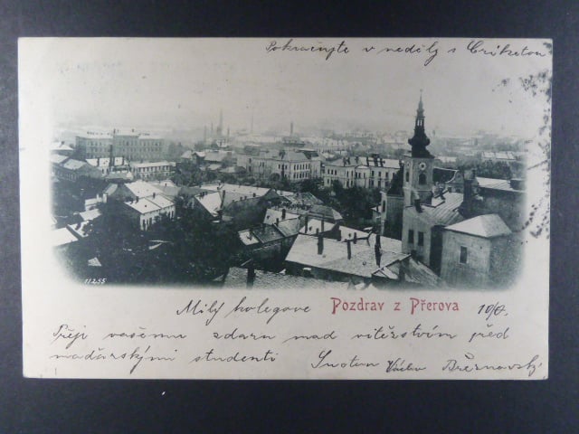 Přerov, čb. pohl., prošlá 1900