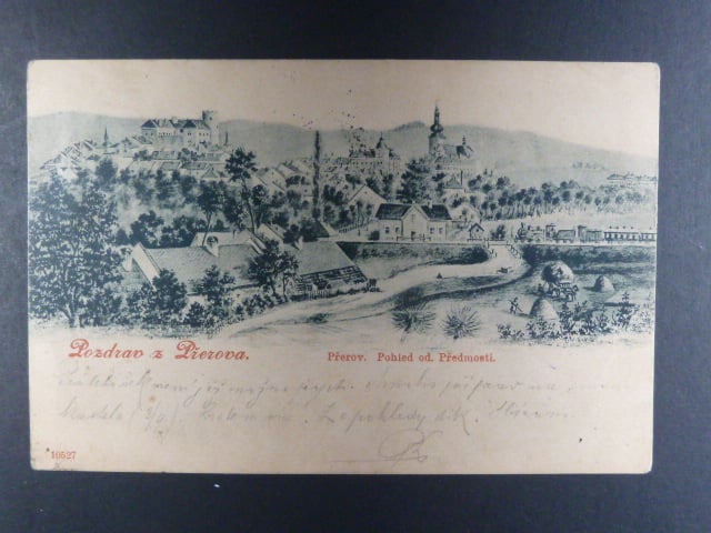Přerov, čb. pohl., prošlá 1899