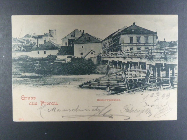 Přerov, čb. pohl., prošlá 1899