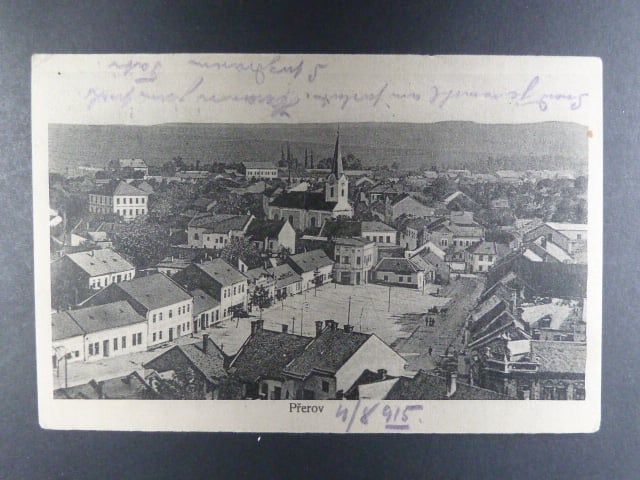 Přerov, čb. pohl., prošlá
