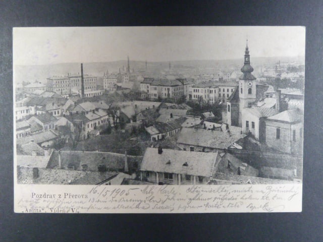 Přerov, čb. pohl., prošlá