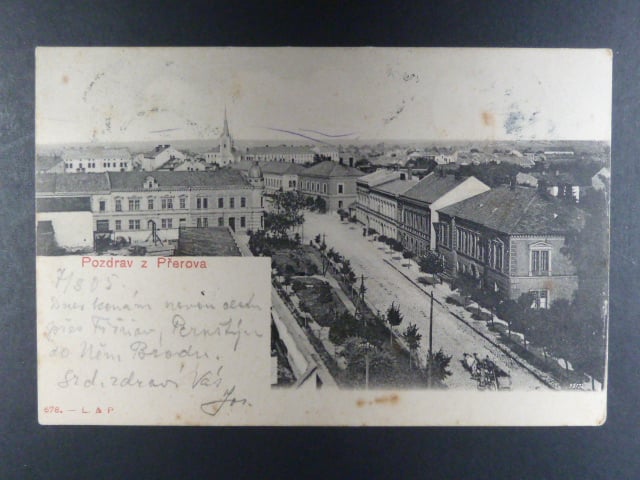 Přerov, čb. pohl., prošlá