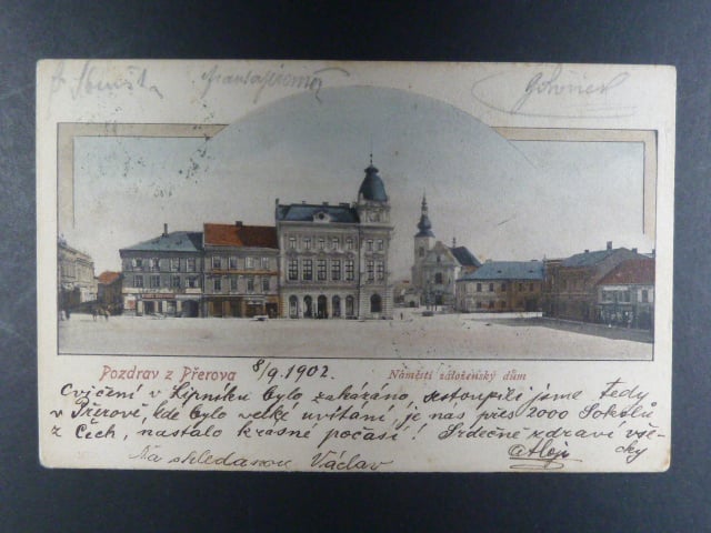 Přerov, bar. pohl. Náměstí, prošlá