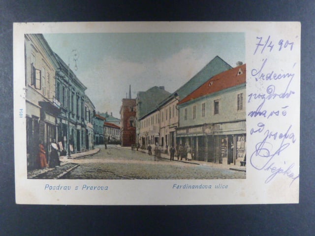 Přerov, bar. pohl. Ferdinandova ulice, prošlá