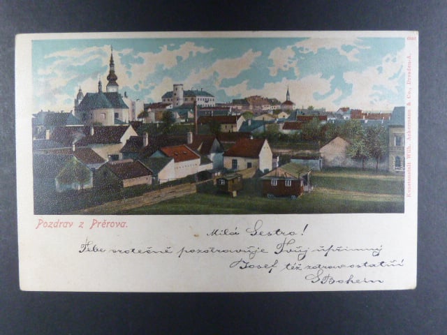 Přerov, bar. pohl., prošlá