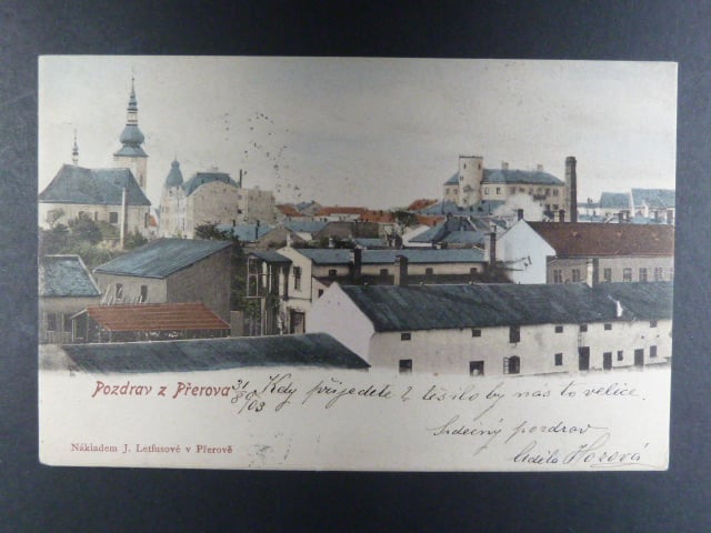 Přerov, bar. pohl., prošlá