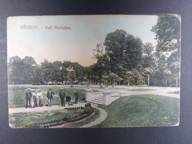 Přerov, čb. pohl. Sad Michalov, prošlá