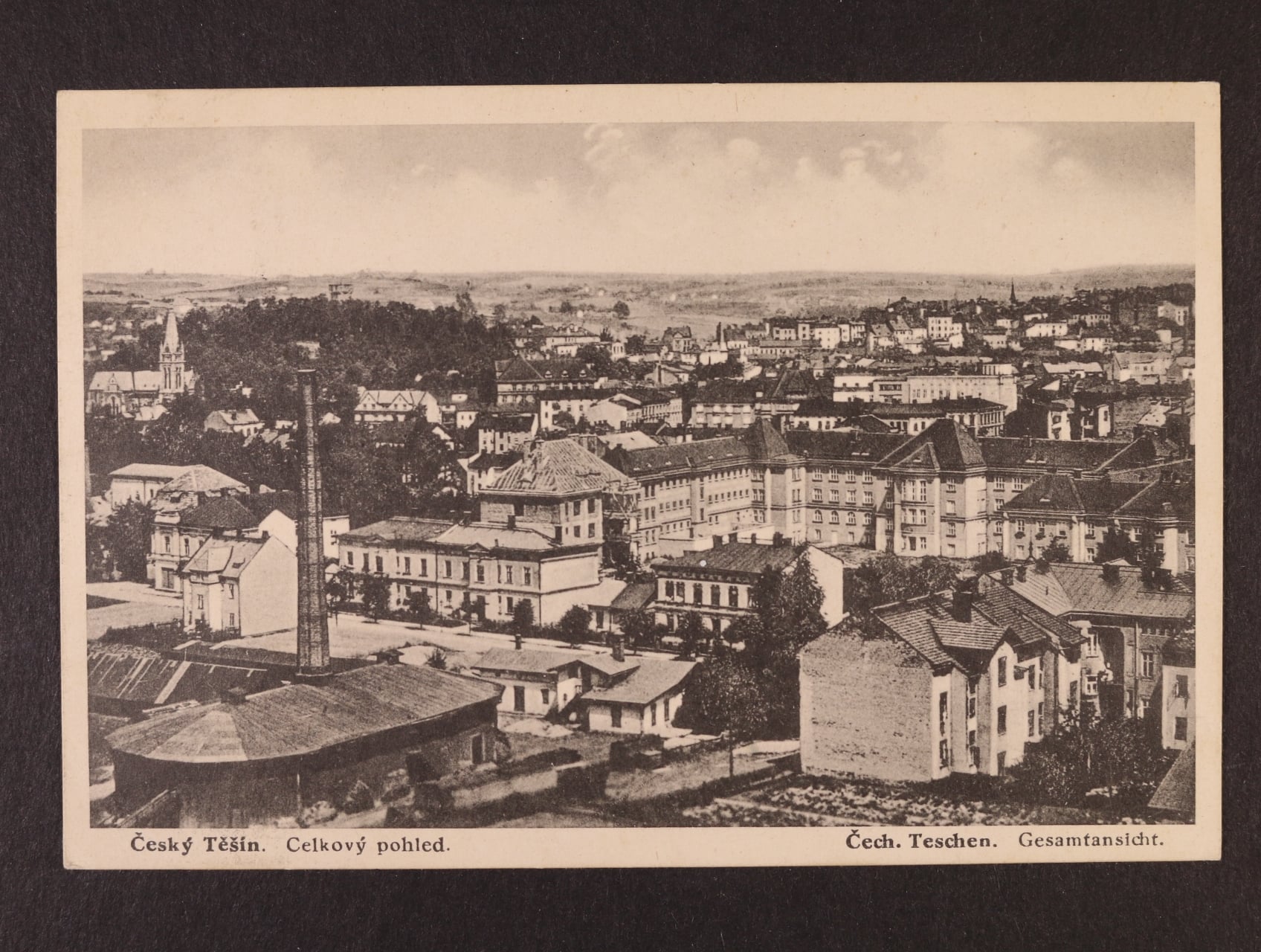 Český Těšín, okr Karviná, prošlá 1933