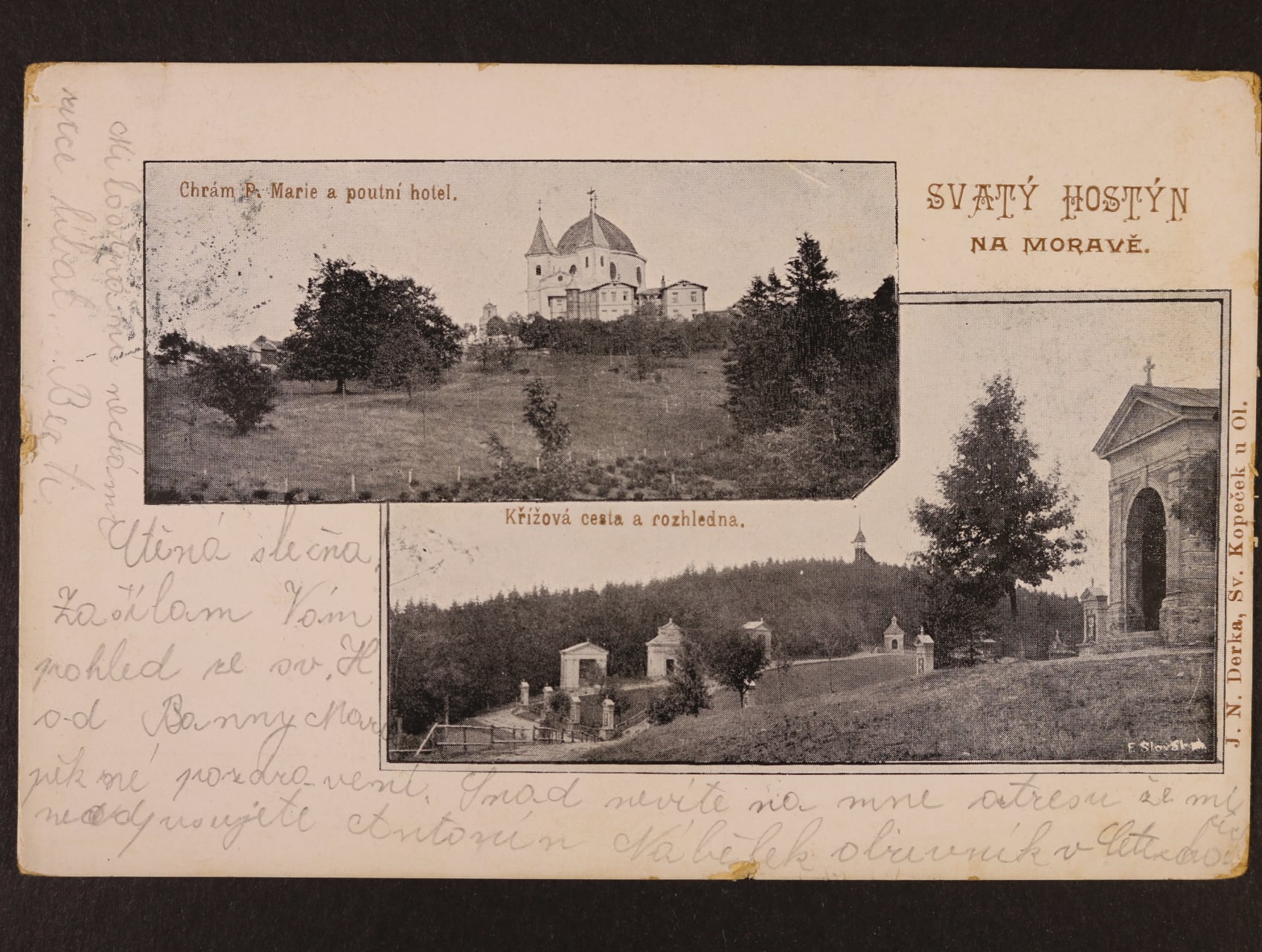 Svatý Hostýn, okr. Kroměříž, prošlá 1905