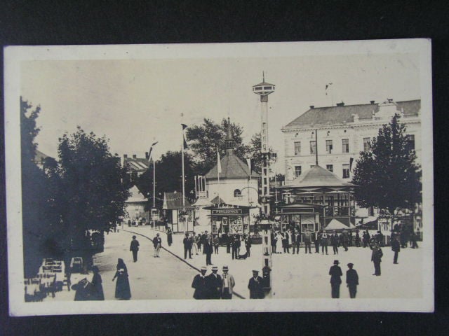Holešov, čb. fotopohl., výstava 1914, prošlá 1914