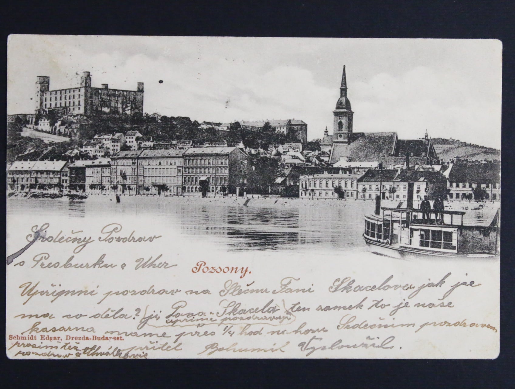 Bratislava, (Pozsony), prošlá 1899