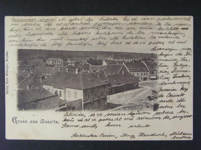 Hustopeče (Auspitz), čb. pohl., prošlá