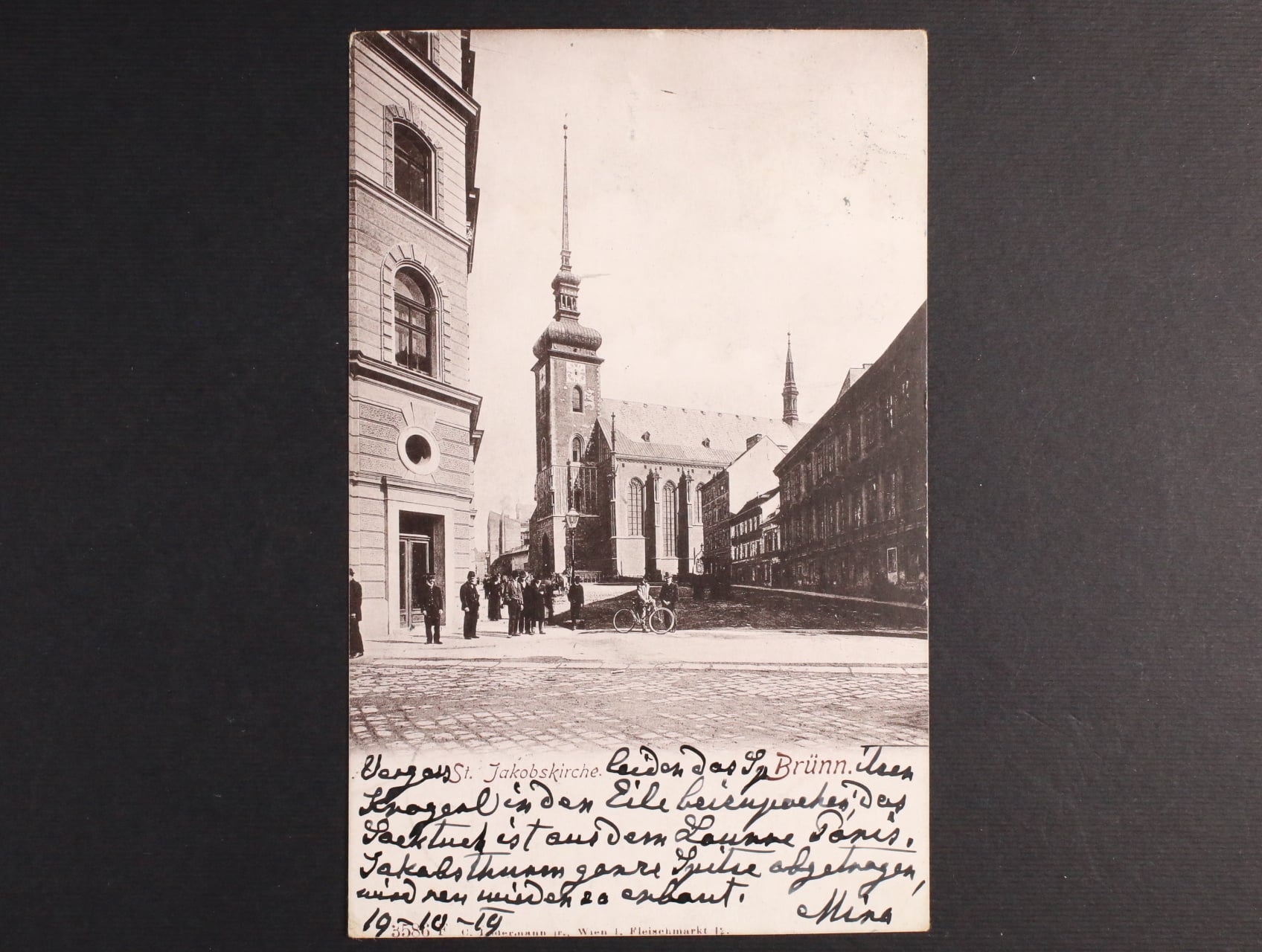 Brno, kostel sv. Jakuba, prošlá 1906