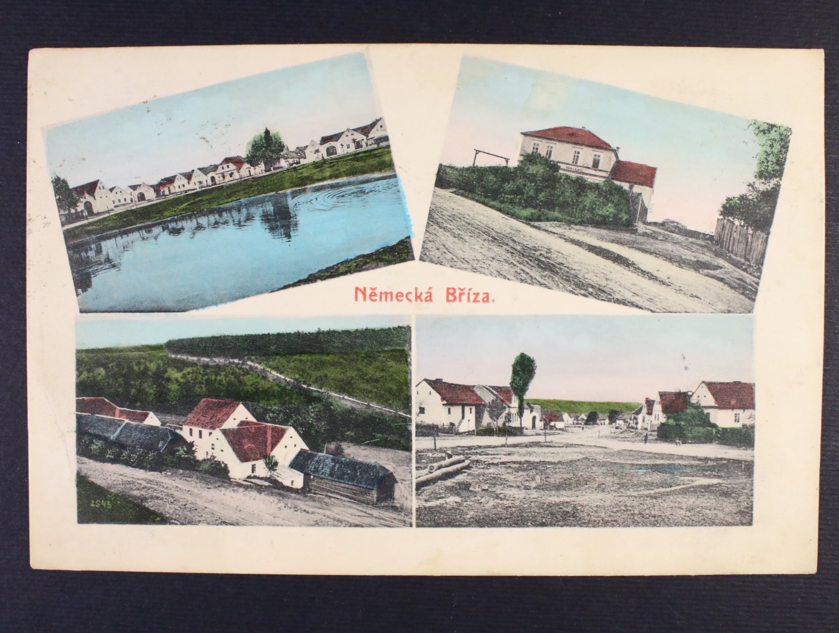 Horní Bříza (Německá Bříza), okr. Plzeň - sever, prošlá 1910