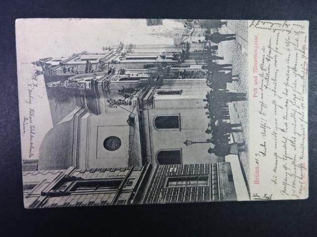 Brno - Poštovská ulice (Postgasse), prošlá 1903