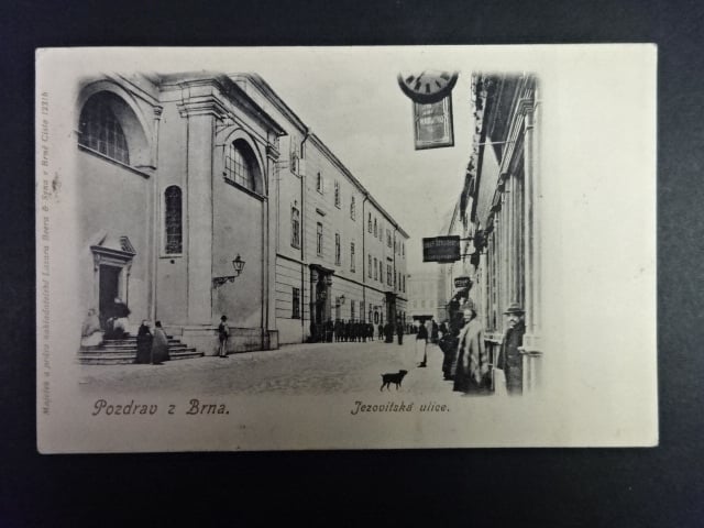 Brno - Jezuitská (Jesuitengasse), prošlá 1908