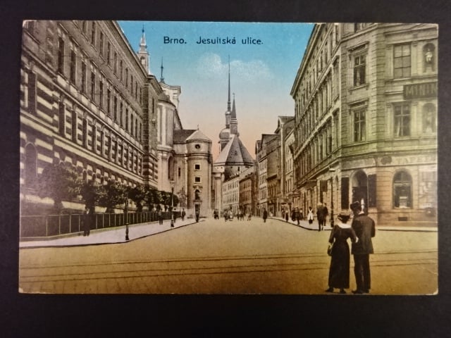 Brno - Jezuitská (Jesuitengasse), prošlá 1916