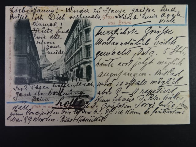 Brno - Jezuitská (Jesuitengasse), prošlá 1898