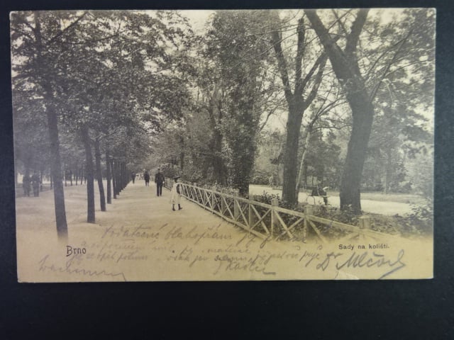 Brno - Koliště (Glacis) sady, prošlá 1906
