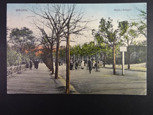 Brno - Koliště (Glacis) sady, prošlá 1905