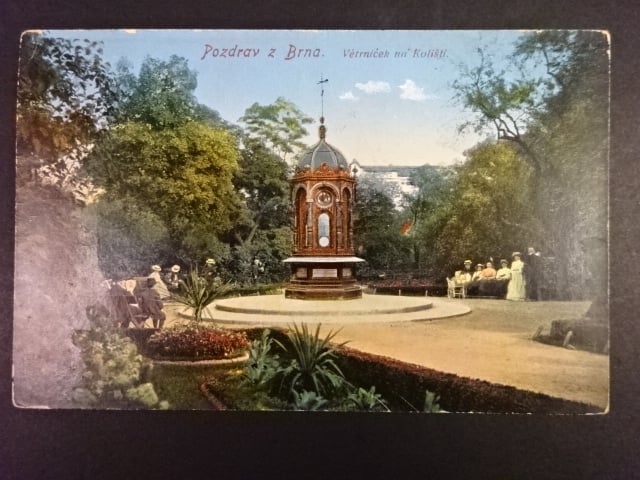 Brno - Koliště (Glacis) sady, prošlá 1908