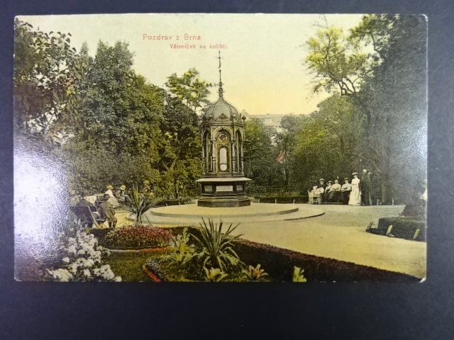 Brno - Koliště (Glacis) sady, prošlá 1909