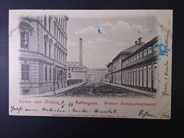 Brno - Radlasgasse (Radlas) / Cejl (Zeile), prošlá 1899