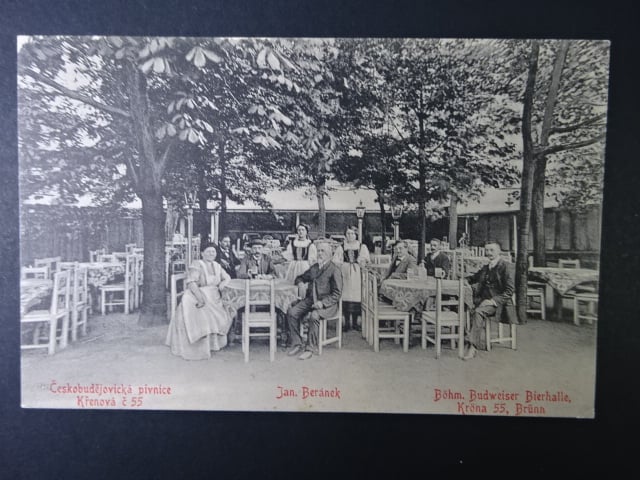 Brno - Křenová (Kröna) Českobudějovická pivnice, neprošlá