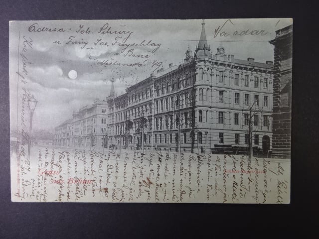 Brno - Třída Kpt. Jaroše (Schmerlingova - Schmerlingstrasse), prošlá 1900