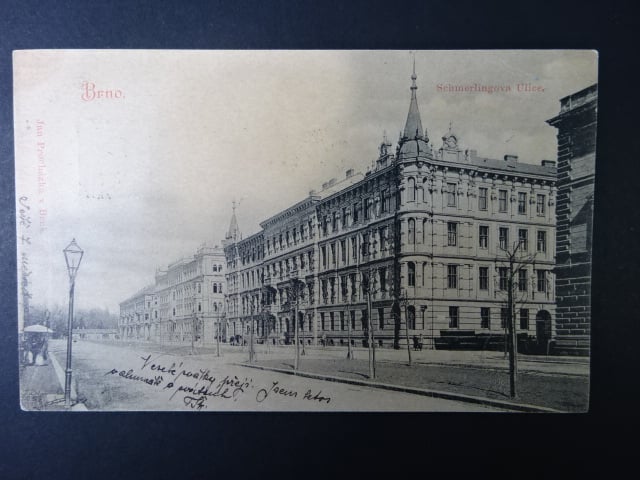 Brno - Třída Kpt. Jaroše (Schmerlingova - Schmerlingstrasse), prošlá 1898