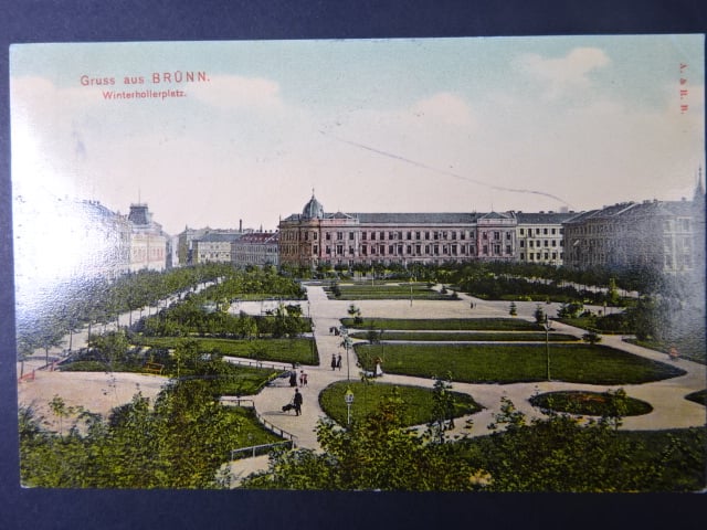 Brno - Náměstí 28.října (Winterhollerplatz), prošlá 1906