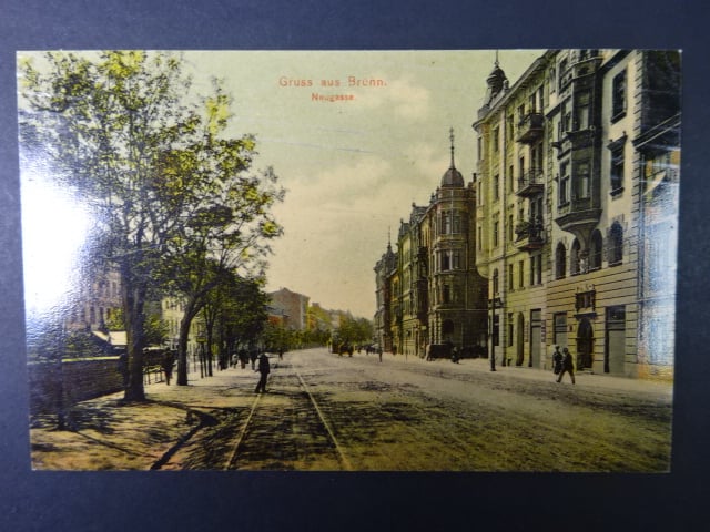 Brno - Lidická ulice (Nová ulice), prošlá 1903