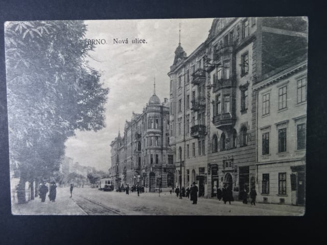 Brno - Lidická ulice (Nová ulice), prošlá 1920, stržená zn.