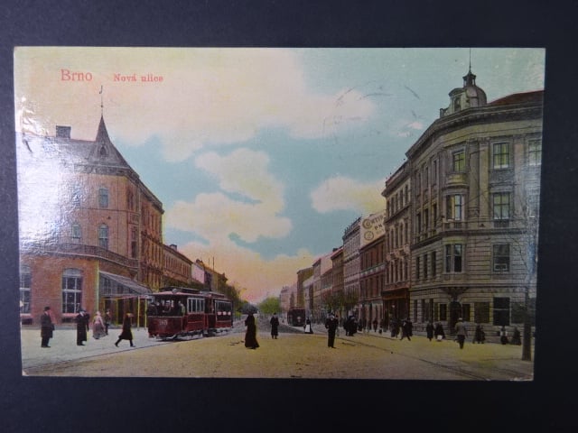 Brno - Lidická ulice (Nová ulice), prošlá 1912