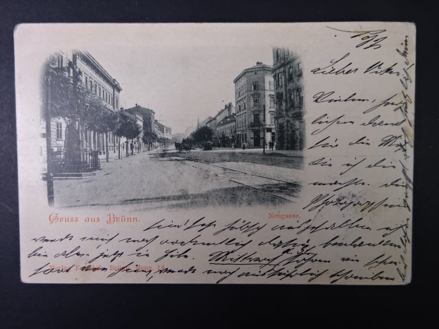 Brno - Lidická ulice (Nová ulice), prošlá 1899