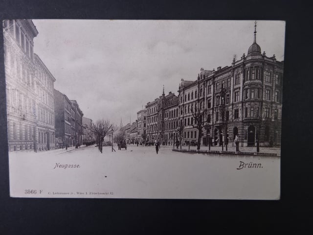 Brno - Lidická ulice (Nová ulice), prošlá