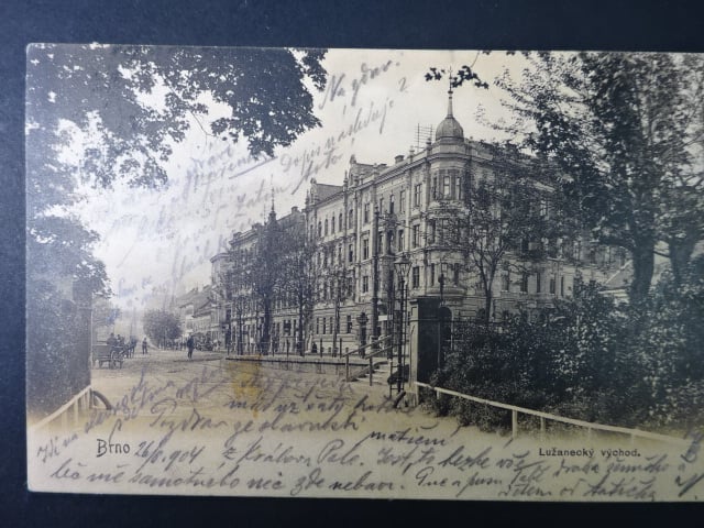 Brno - Lidická ulice (Nová ulice), prošlá 1904