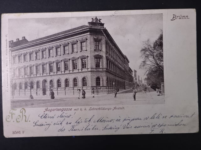Brno - Lužánecká (Augartengasse), prošlá 1904
