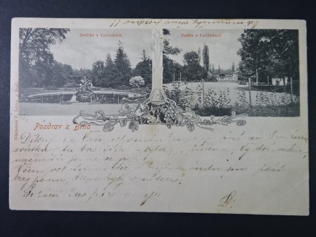 Brno - Lužánky, prošlá 1900